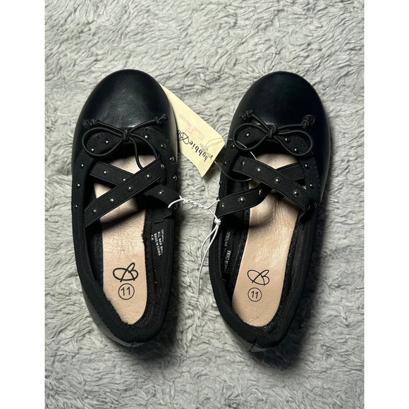 Bobbie Brooks Other - Little girls Ballet Flats with stud design size 11 NWT